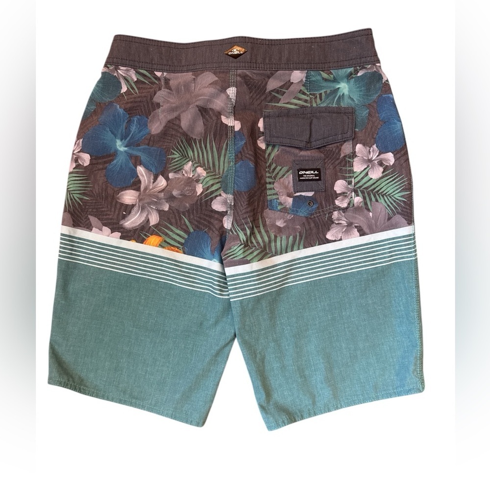 O'Neill Men's Floral Swim BOARD SHORTS 28 - Picture 2 of 4